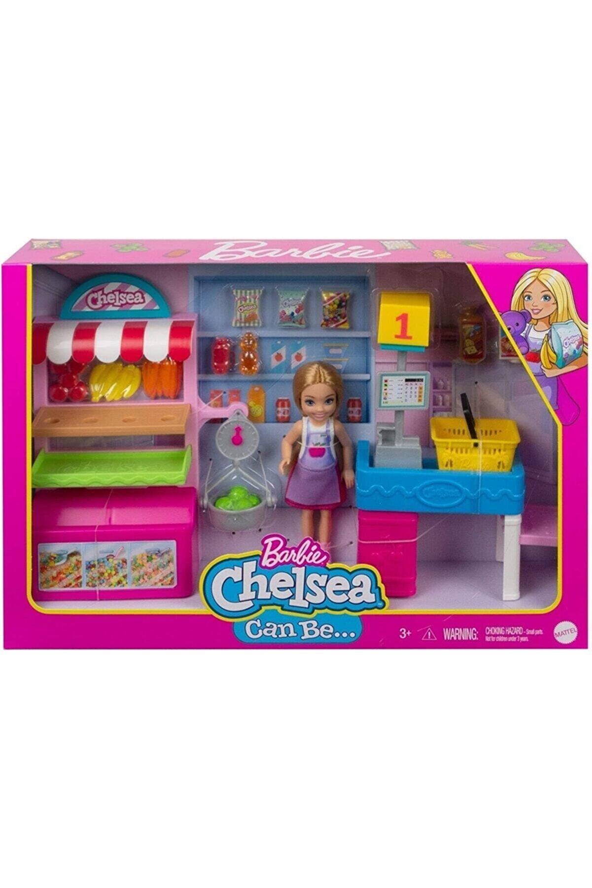 Barbie Chelsea Meslekleri Öğreniyor Market Çalışanı Chelsea ve Oyun Seti