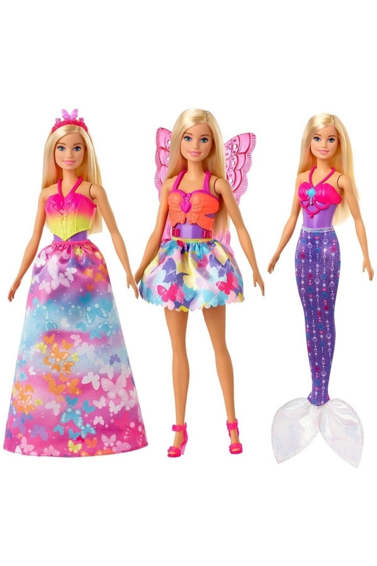 Barbie Dreamtopia Dönüşen Prenses Bebek