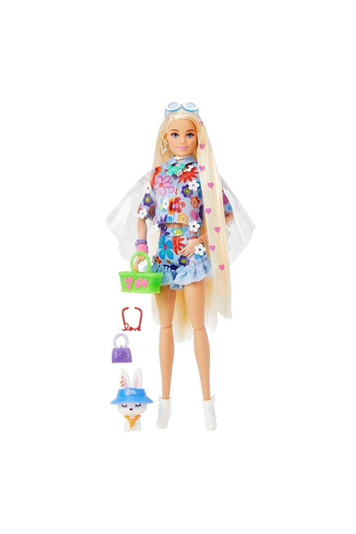 Barbie Extra Mavi Etekli Bebek