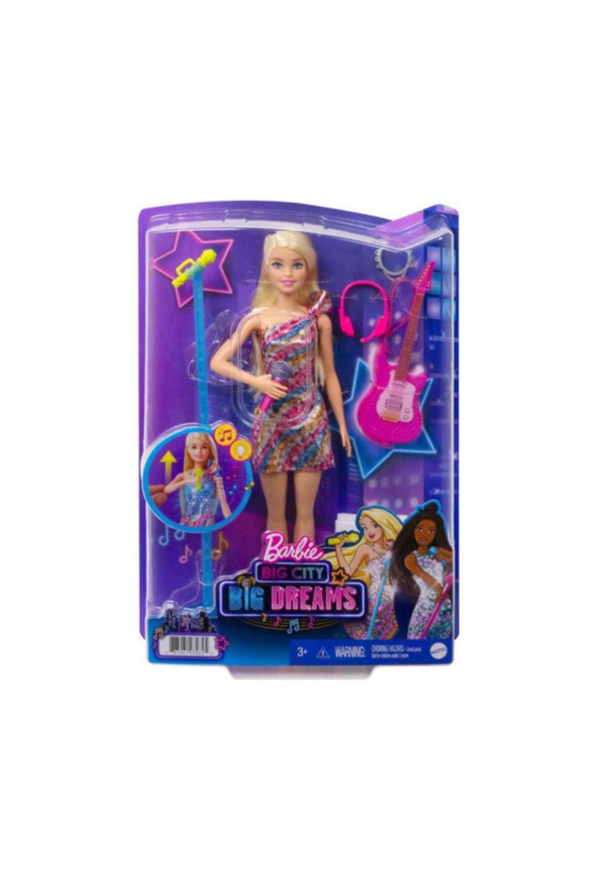 Barbie Büyük Hayaller Serisi Barbie Malibu Şarkıcı Bebek 30 Cm