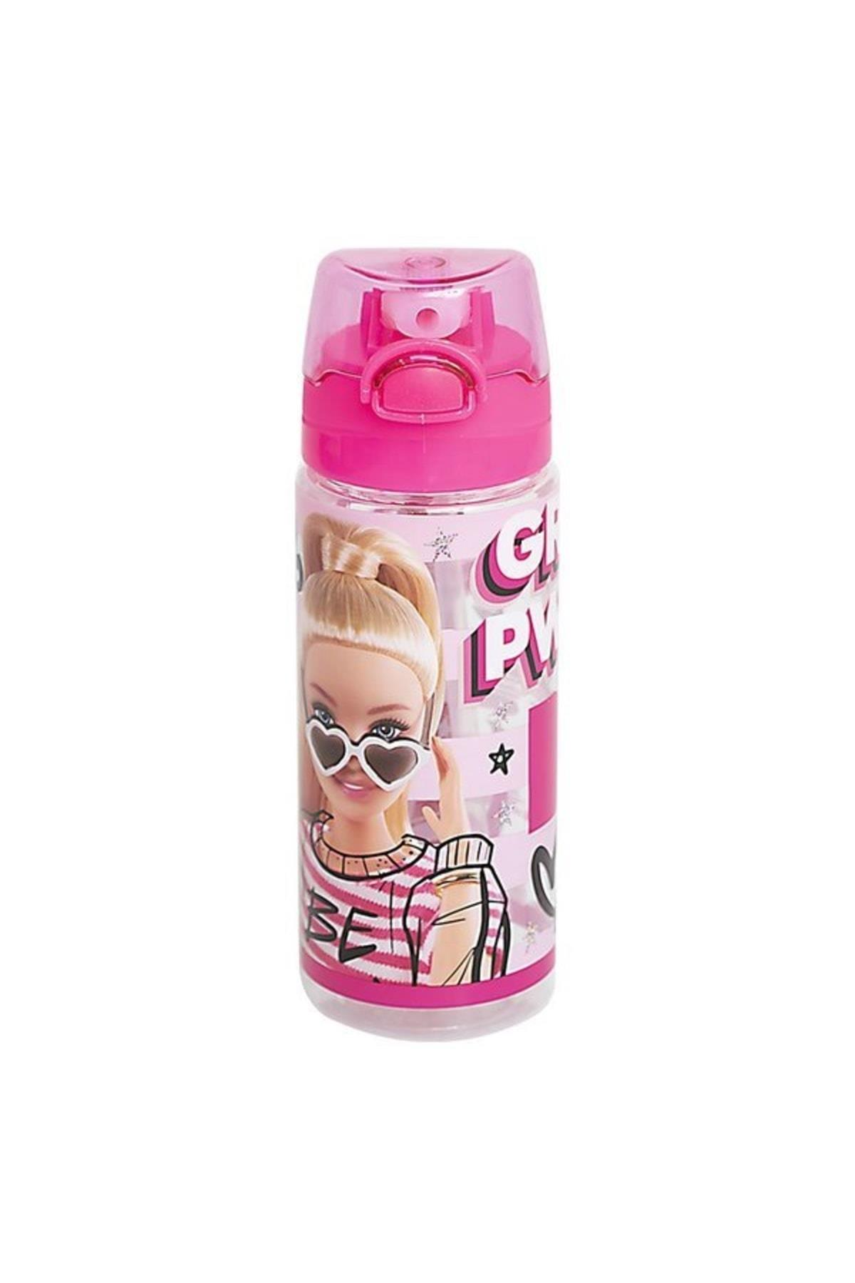 Frocx Otto Barbie Plastik Matara 500 ML Due Grl Power Barbie Kız Çocuk Suluğu