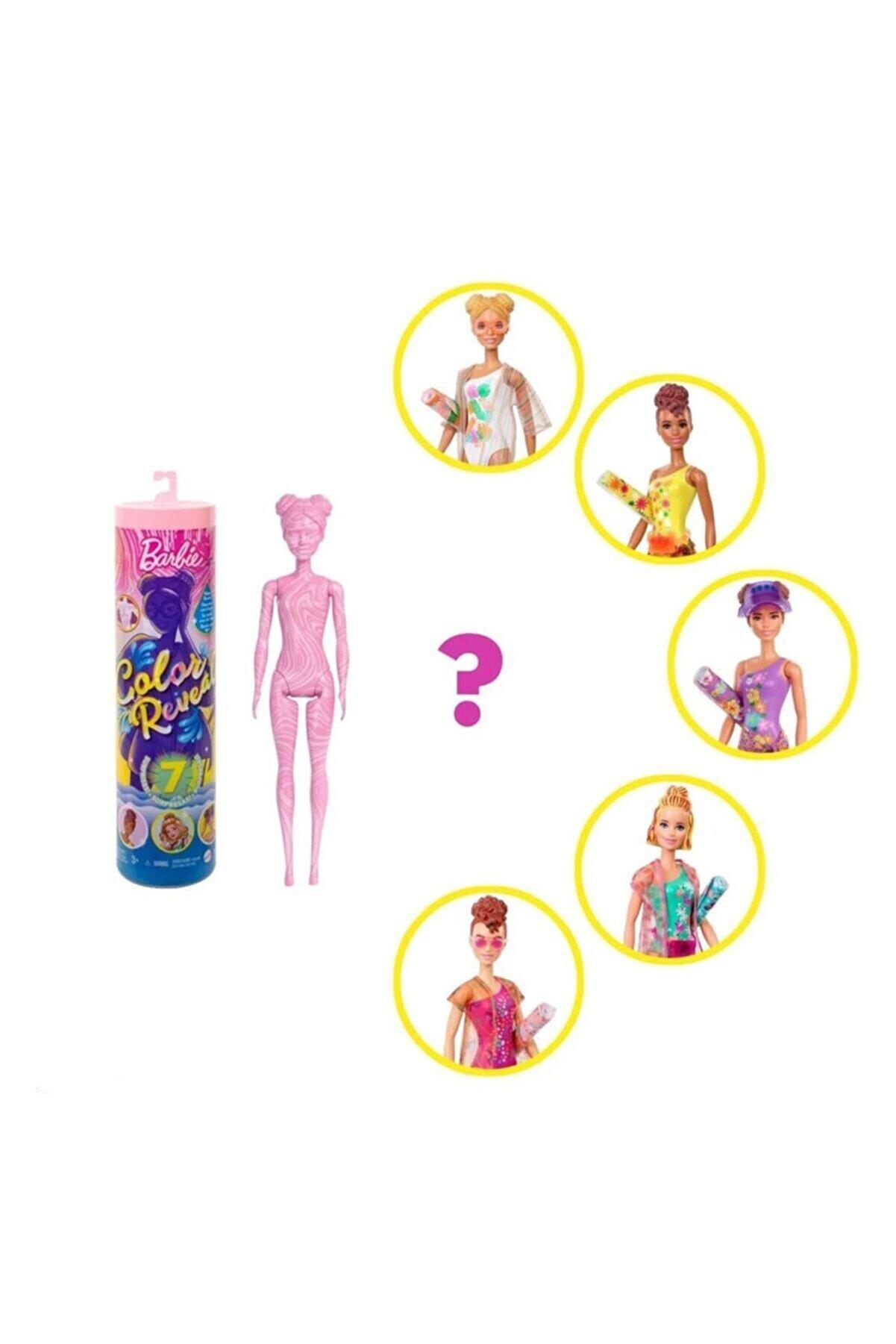 Barbie Color Reveal Renk Değiştiren Sürpriz Barbie Kum Ve Güneş Serisi - Seri 3