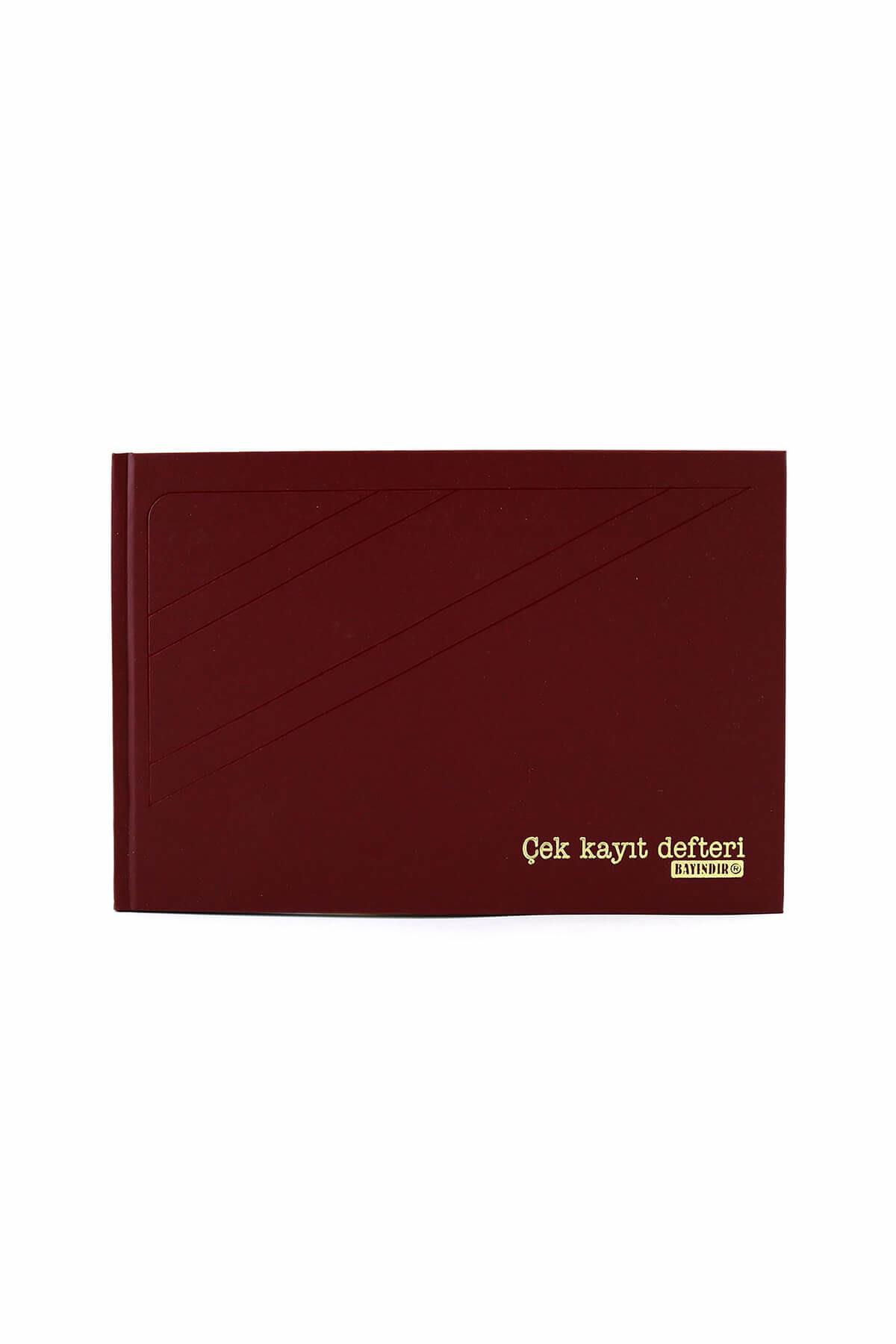 Bayındır Çek Kayıt Defteri Ciltli 48 YP 17x24
