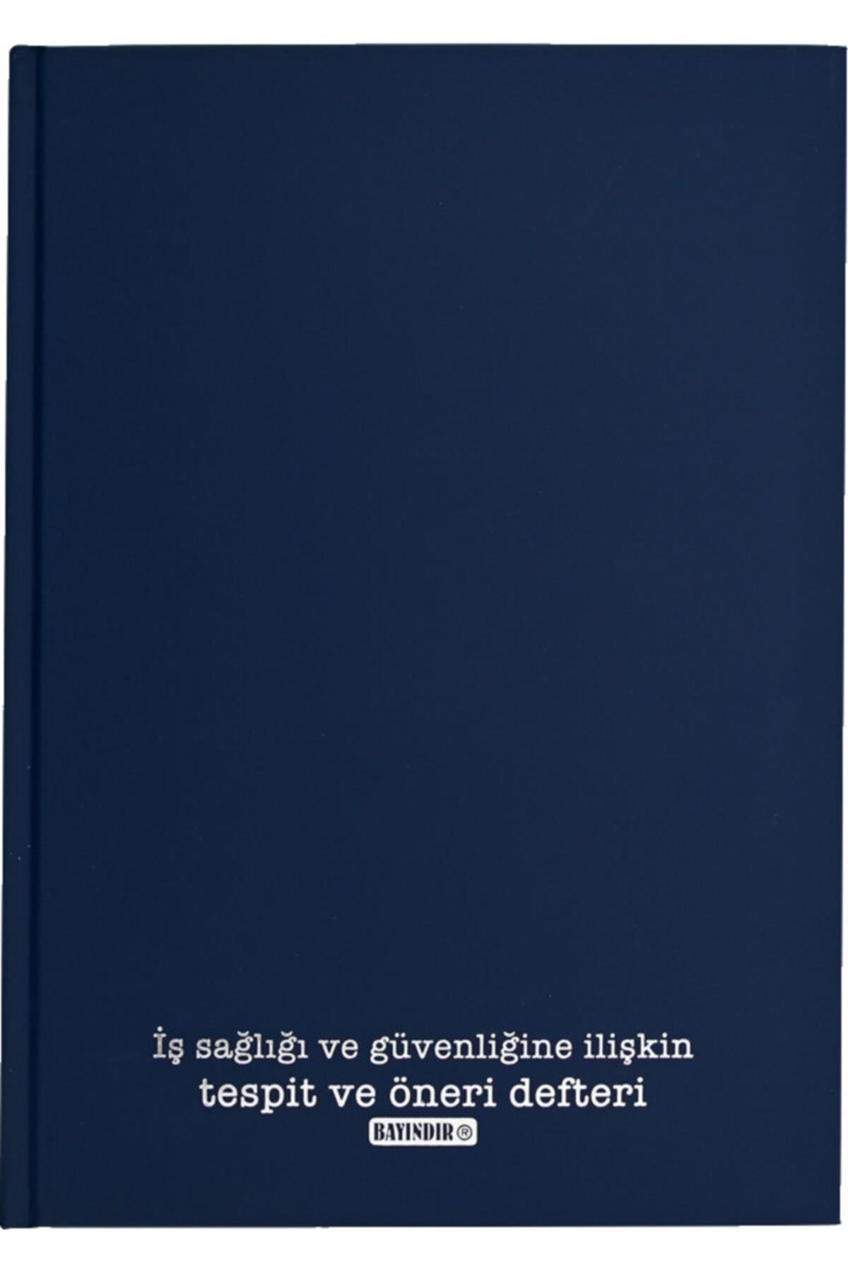 Bayındır İş Sağlığı Ve Güvenliği Ciltli 20x28 Tespit ve Öneri Defteri