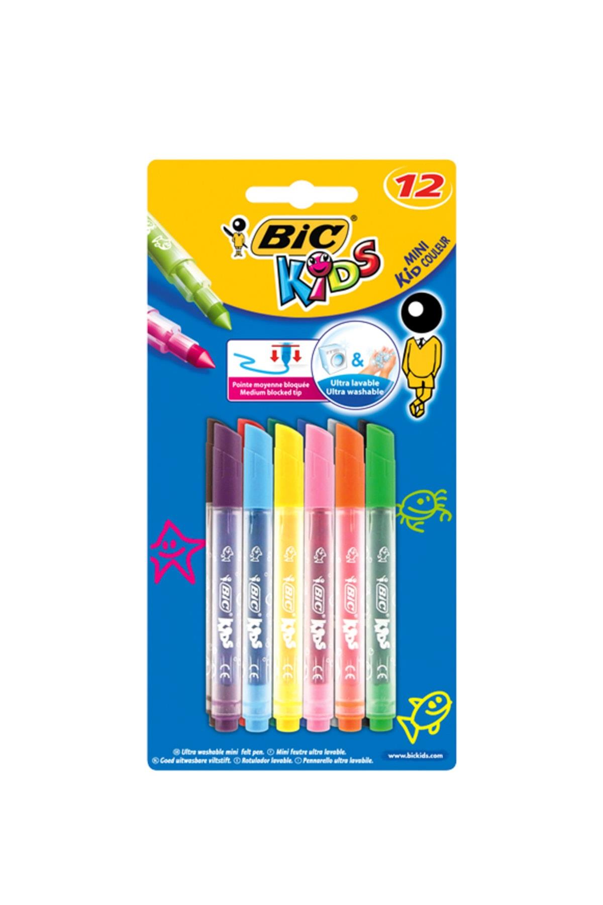Bic Keçeli Boya Kalemi Mini Kids Couleur 12 Renk 8374903