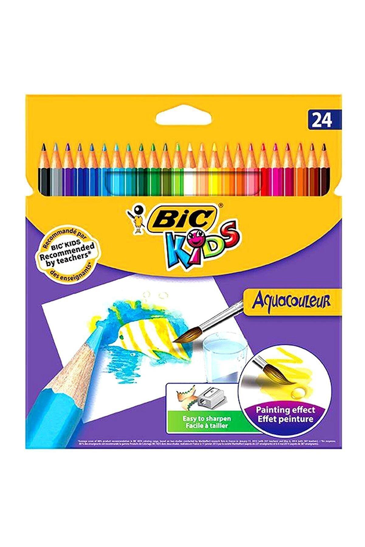 Bic Kuru Boya Karton Kutu Aquarell 24 Renk 8575633