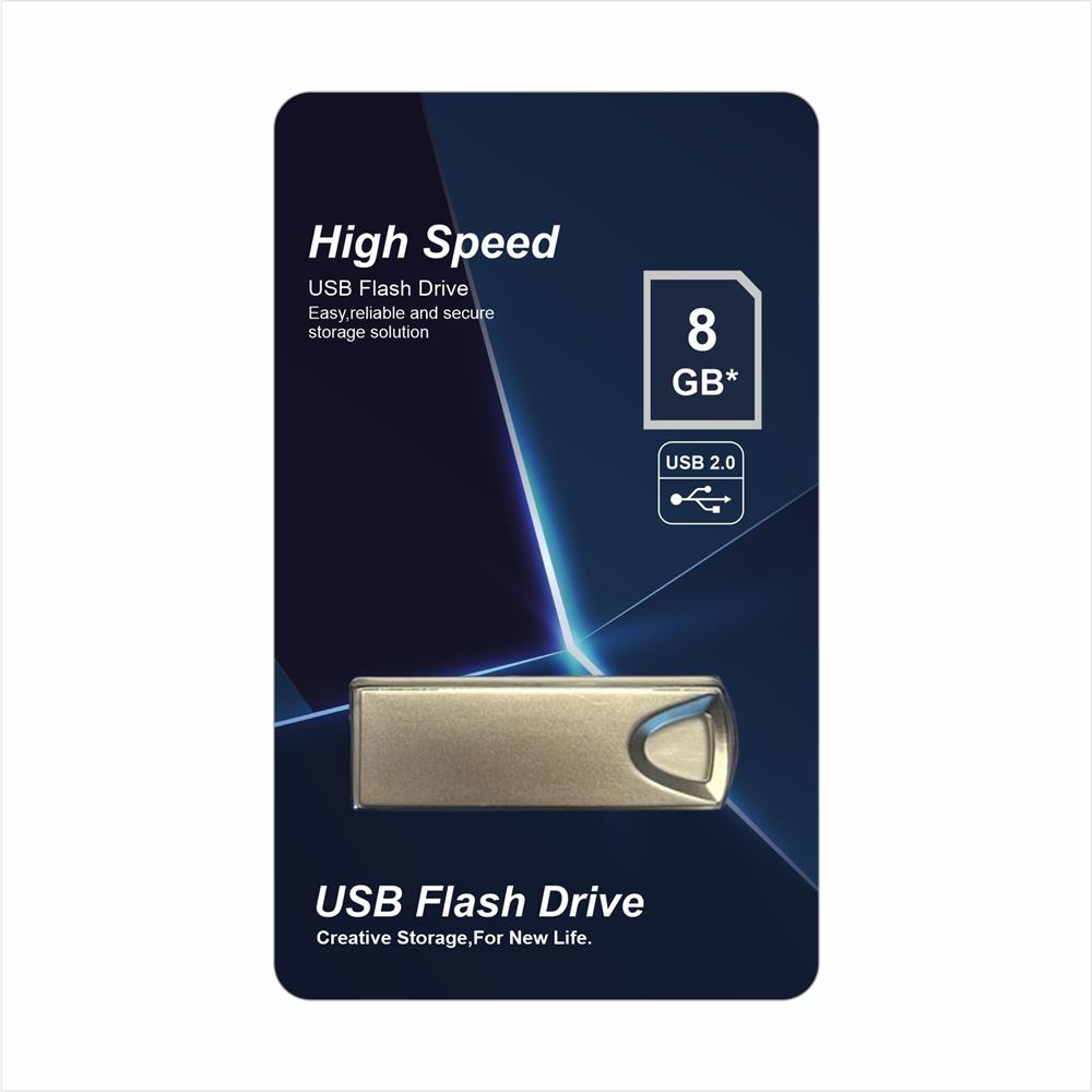 Elba 8GB Metal 2.0 USB Flash Bellek