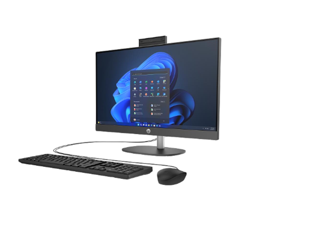 Hp ProOne 240 G10 D36C6ET Ultra 7 155U 16GB 512GB SSD 23.8" Siyah FreeDOS All In One PC