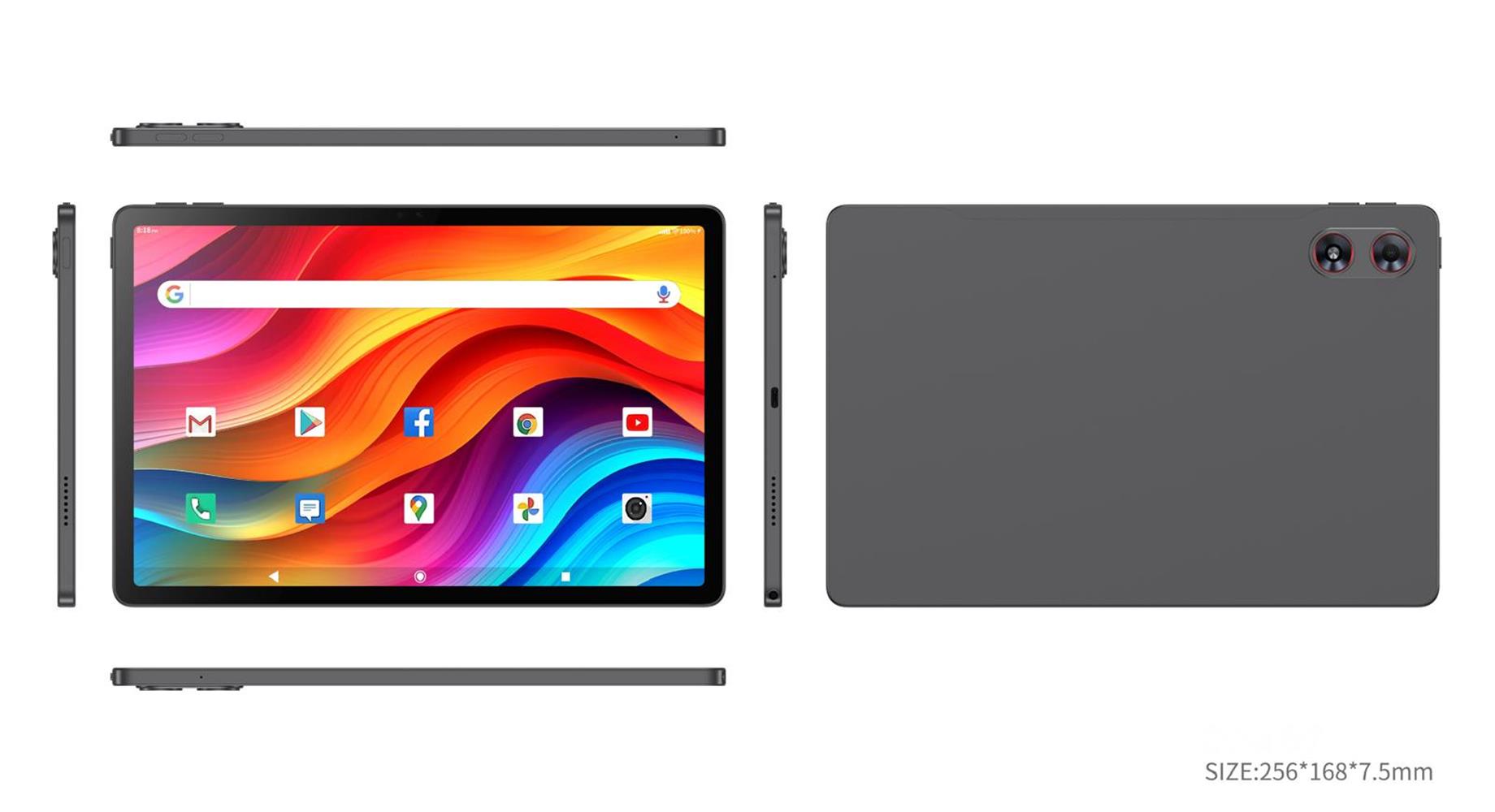 Technopc Quantum Elise T80P 10.95" IPS 8 Core 2GHz 8-256GB 5-13MP Kılıf Pasif Kalem LTE Tablet