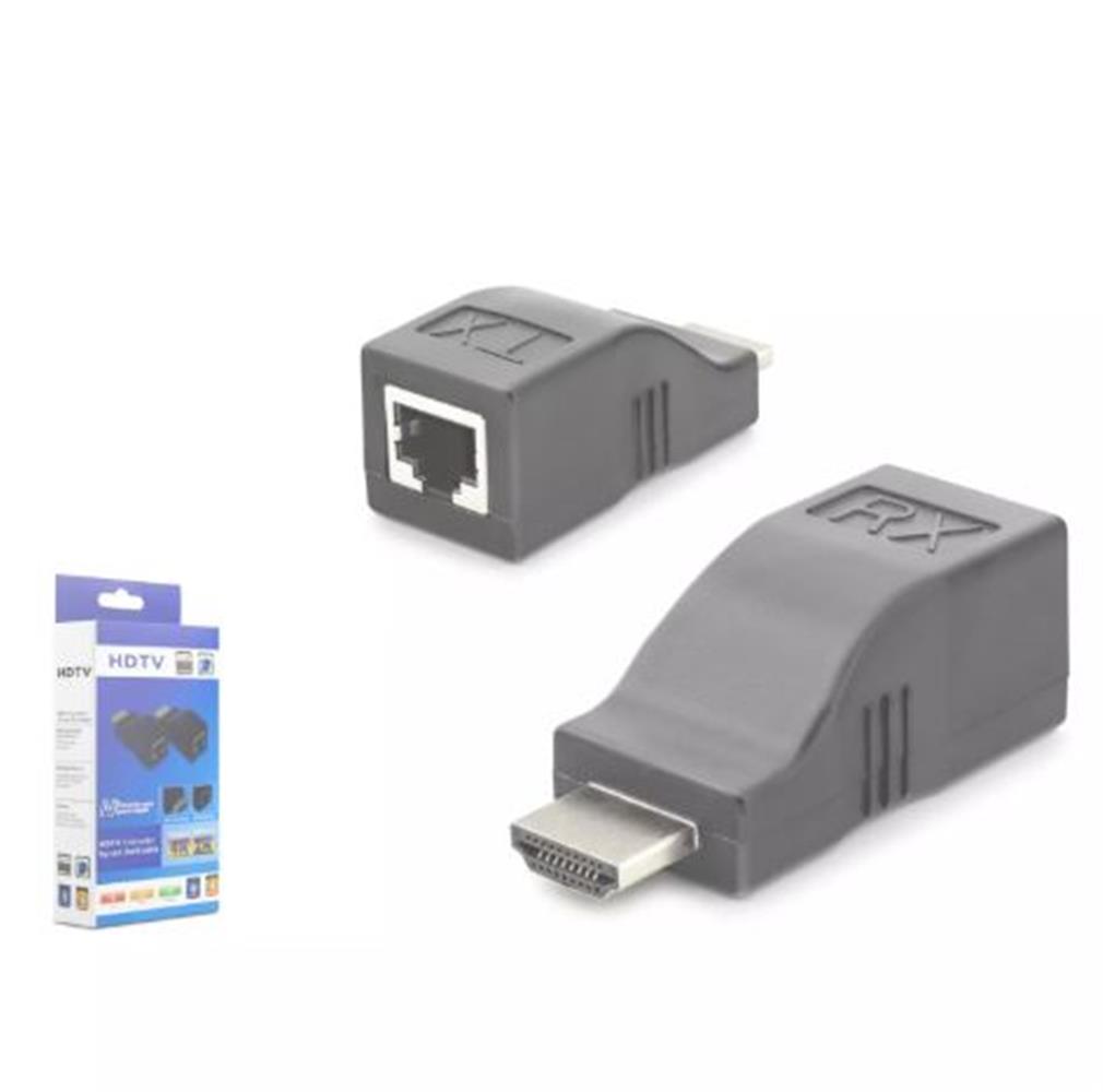 Hadron Hdx1359  30M 4K - 2K - Full HD 1080p  Hdmi Extender Siyah