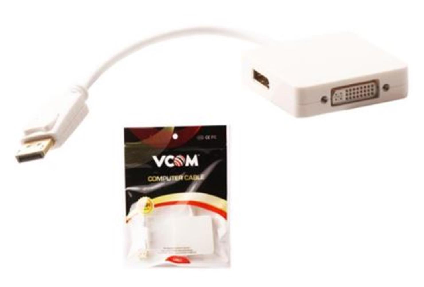Vcom CG604 Display Erkek To Hdmı + Display + Dvı 24+5