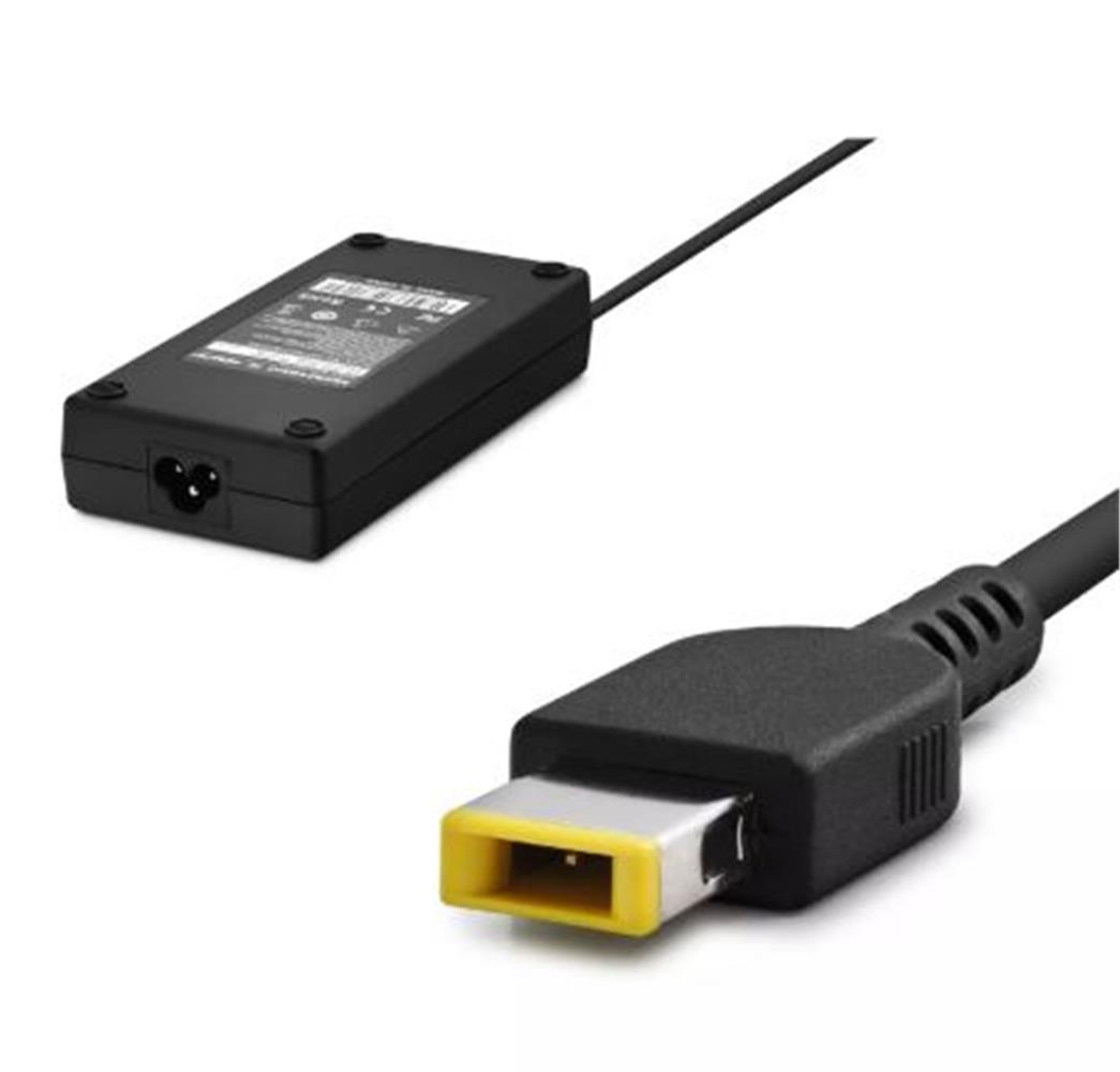 Hadron GXHH2 LENOVO- IBM Uyumlu 20V 8.5A 170W Laptop Adaptörü (Usb Tip Sarı Kare Uç) Siyah
