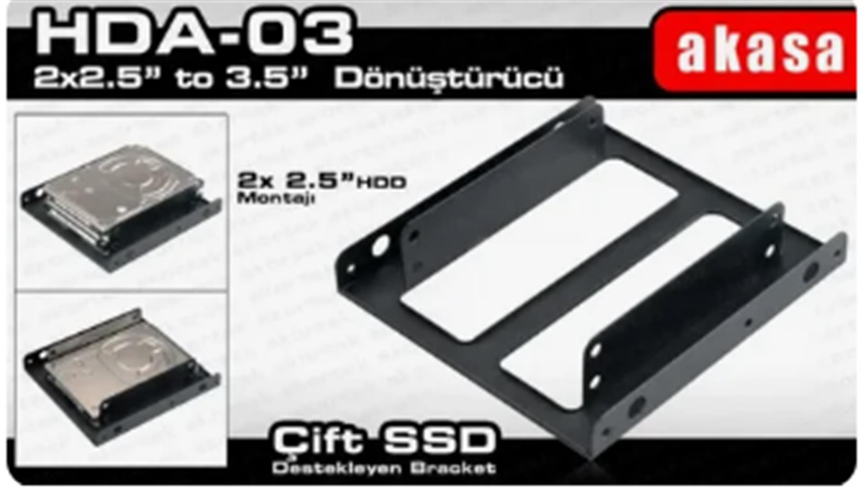 Akasa AK- HDA-03 SSD & HDD 3.5" SSD-HDD Case