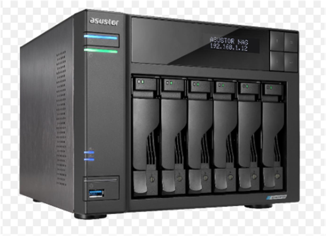Asustor AS6706T 6 Yuvalı Dikili Tip Nas Depolama Ünitesi