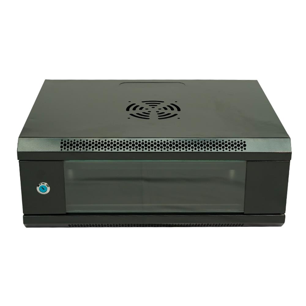 Racksan ML-6404S 4U Duvar Tipi Kabinet (200-530-400) Raf+Priz