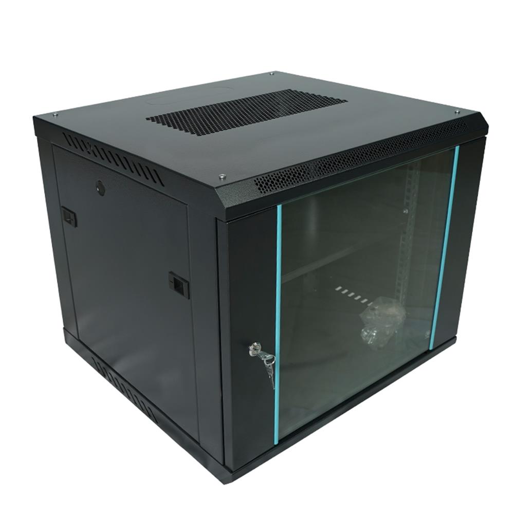 Racksan MT-6609S 9U Duvar Tipi Kabinet (500-600-600) Raf+Priz