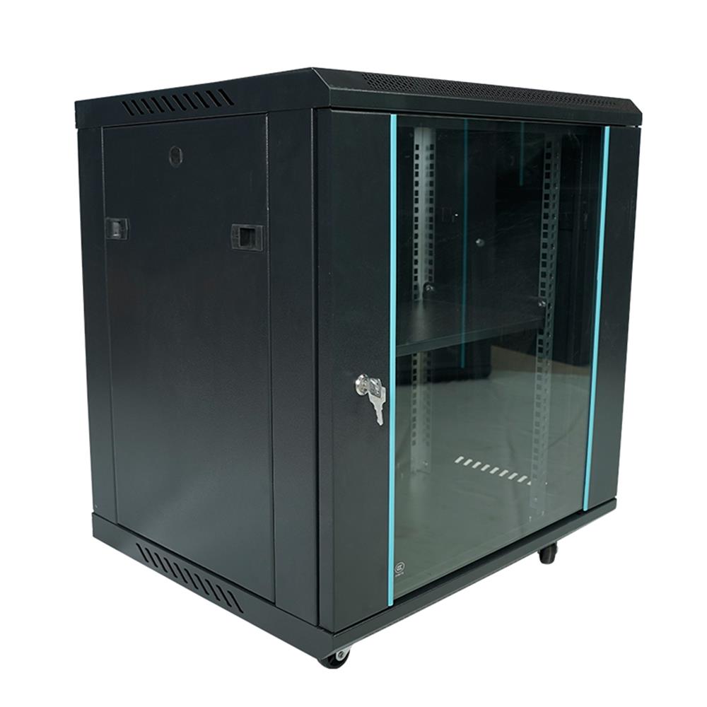 Racksan MT-6612S 12U Duvar Tipi Kabinet (640-600-600) Raf+Priz