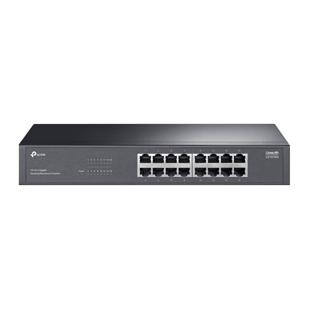 Tp-Link LS1016G 16 Port 10-100-1000 Mbps Switch Metal Kasa