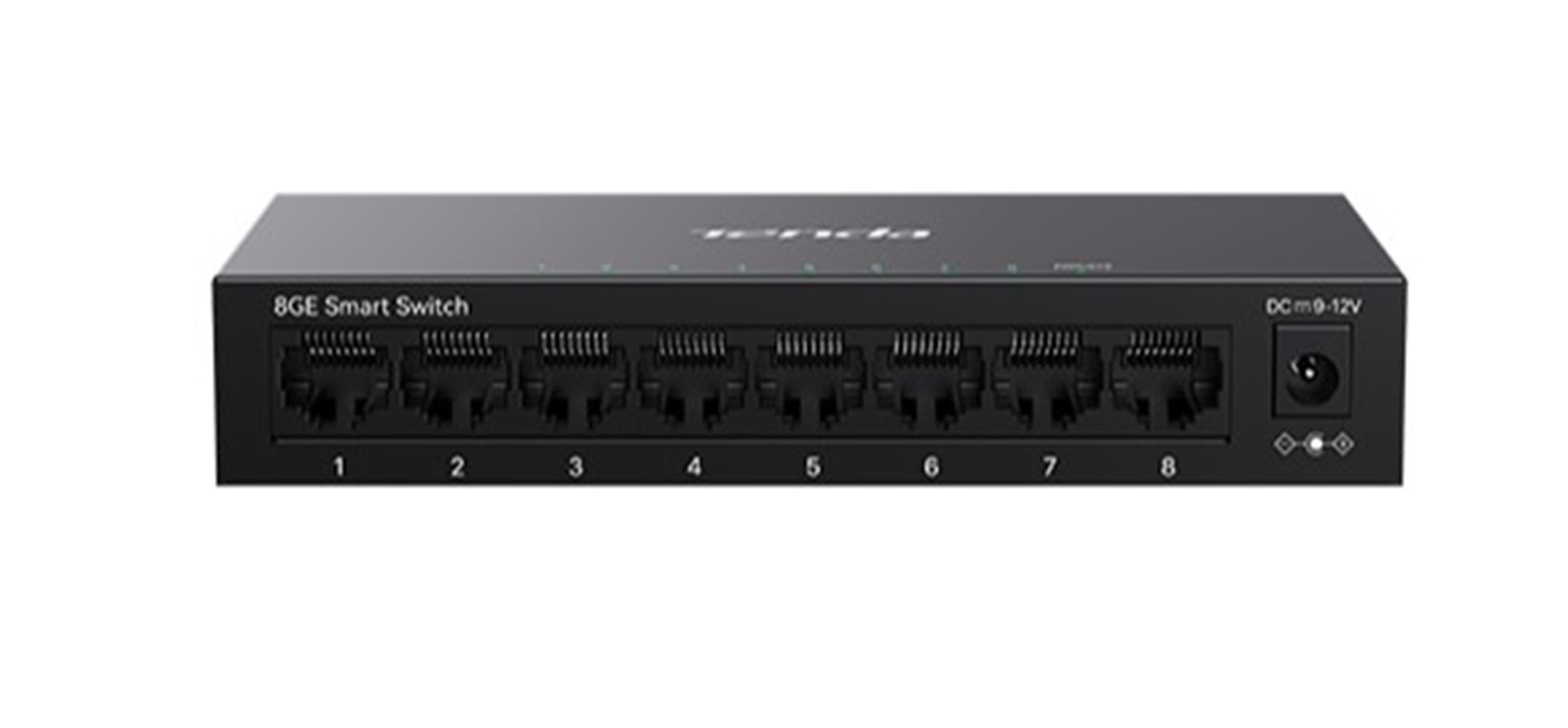 Tenda TEG2208D 8 Port 10-100-1000 Switch Cloud Yönetilebilir Çelik Kasa Switch