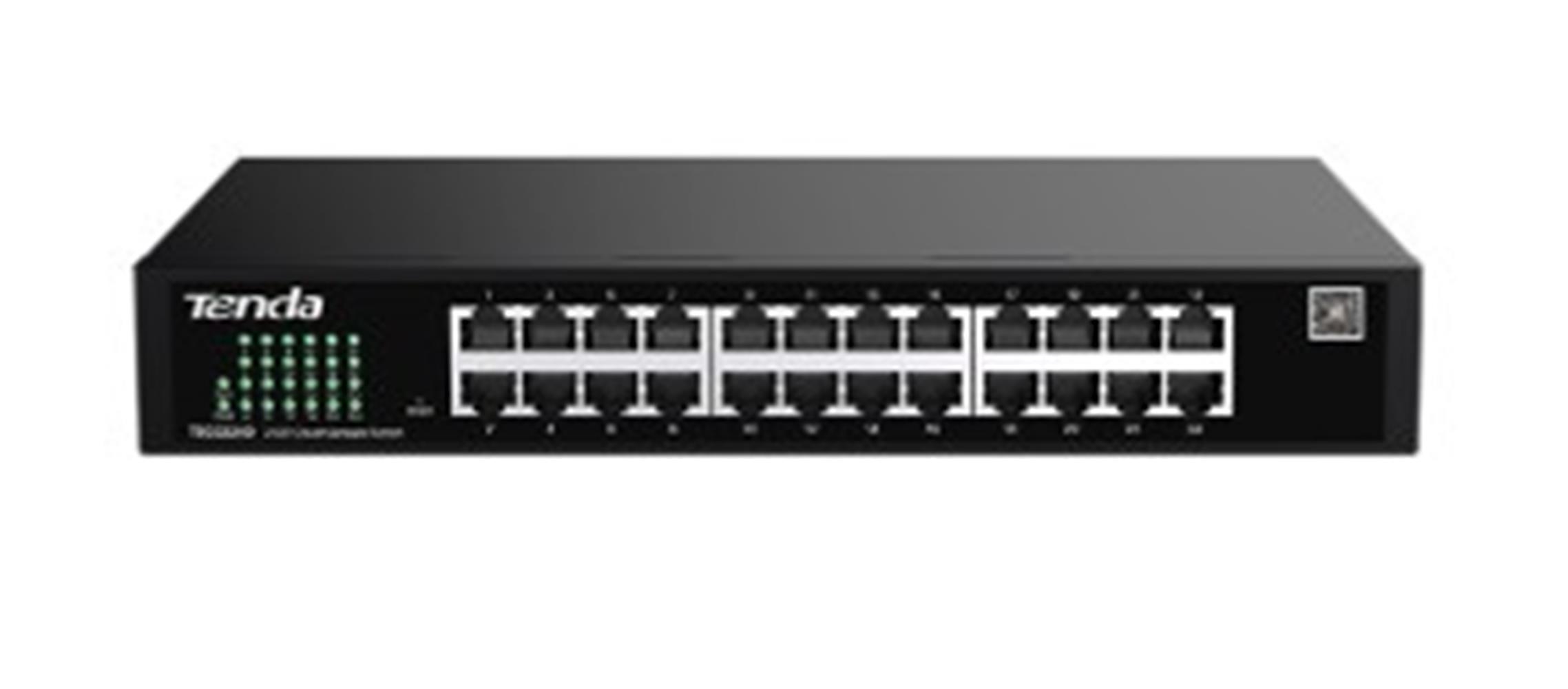 Tenda TEG2224D 24 Port 10-100-1000 Switch Cloud Yönetilebilir Çelik Kasa Switch