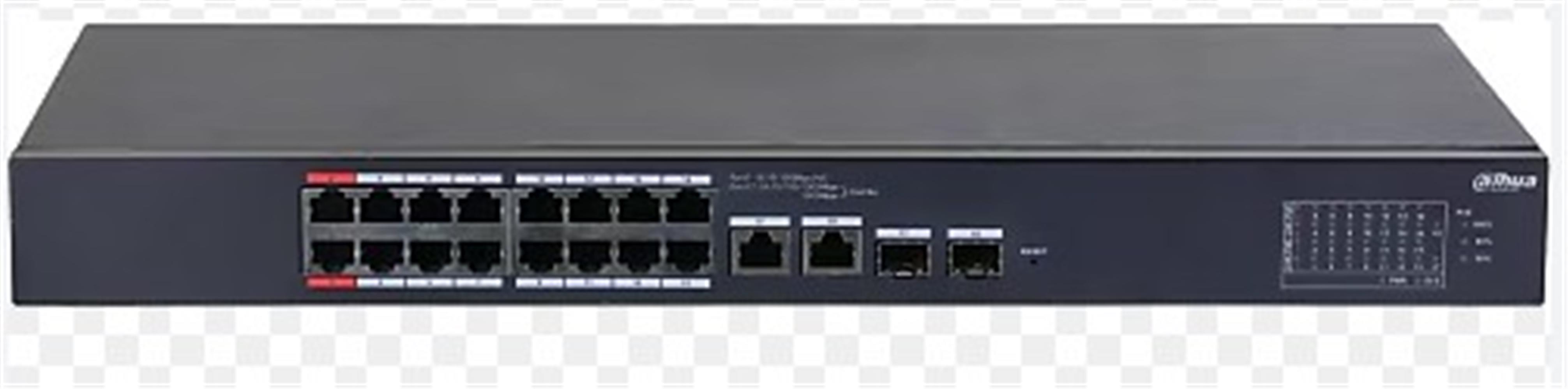 Dahua CS4218-16ET-135 16 Port 10-100 Mbps Yönetilebilir Gigabit PoE Switch