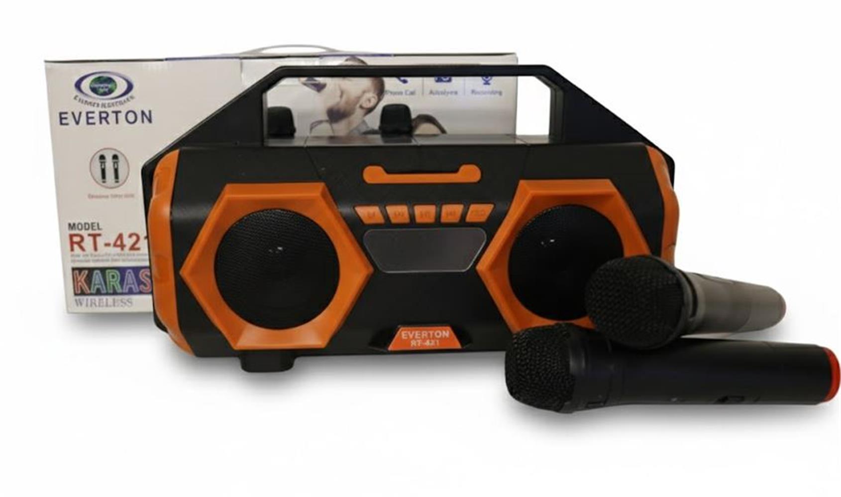 Everton RT-421 Bluetooth-USB-SD-FM Şarjlı  Nostaljik Radyo