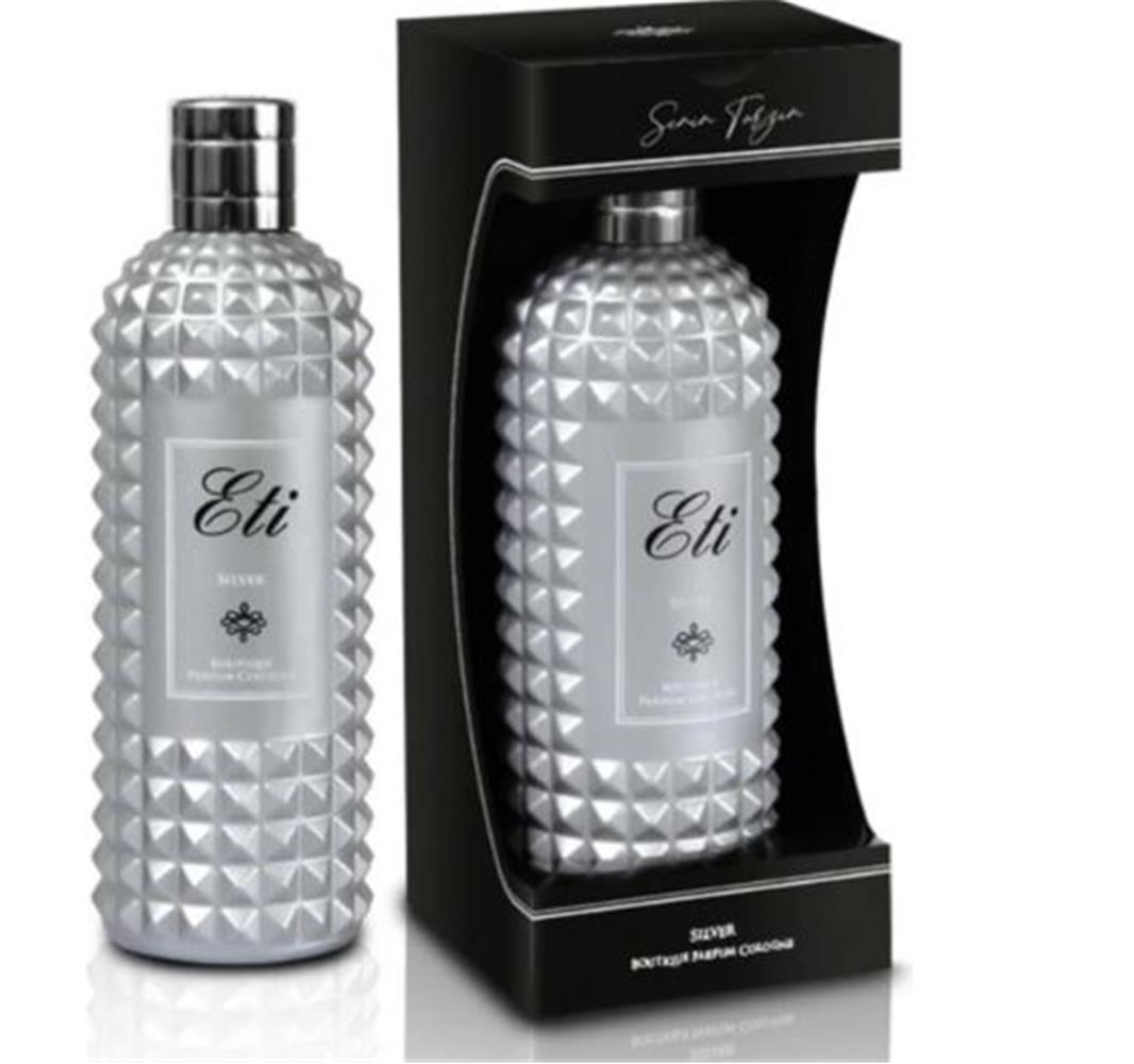 Eti BOUTIQUE Silver Cam Şişe Kolonya 300ml