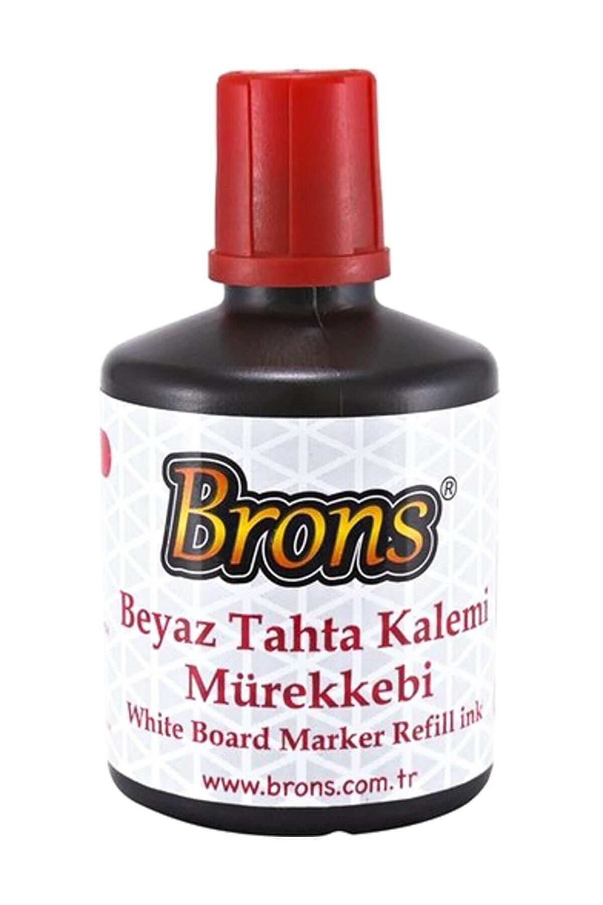 Brons Tahta Kalem Mürekkebi 100 CC Kırmızı Tahta Kalem Mürekkebi (6 Lı Paket)