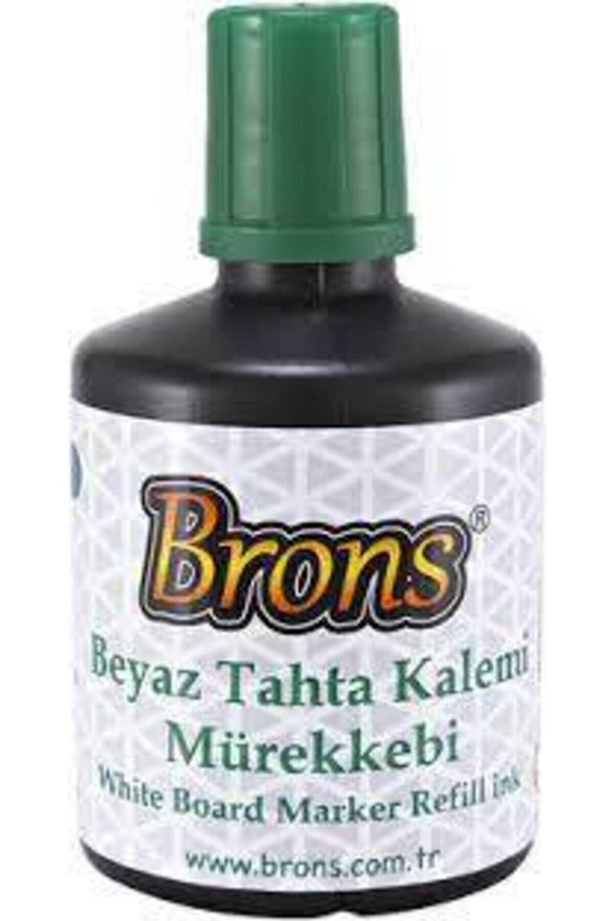 Brons Tahta Kalem Mürekkebi 100 CC Yeşil BR-355
