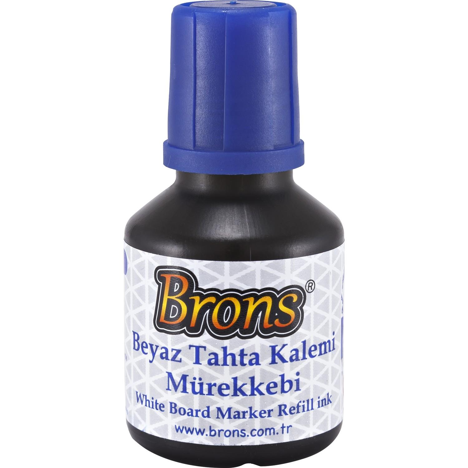 Brons Tahta Kalem Mürekkebi 30 CC Mavi BR-351