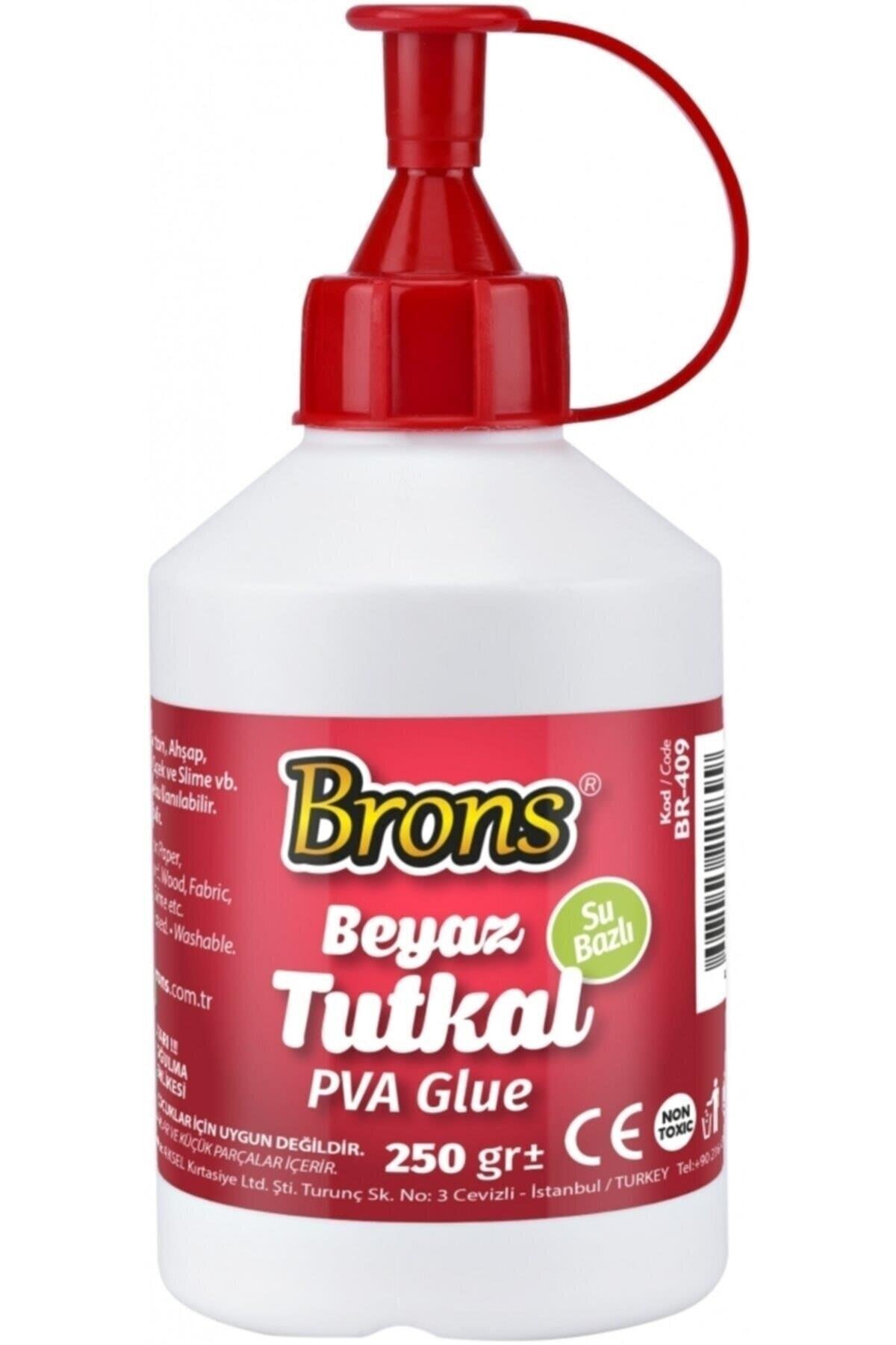 Brons Tutkal 250 GR Beyaz Tutkal (6 Adet)