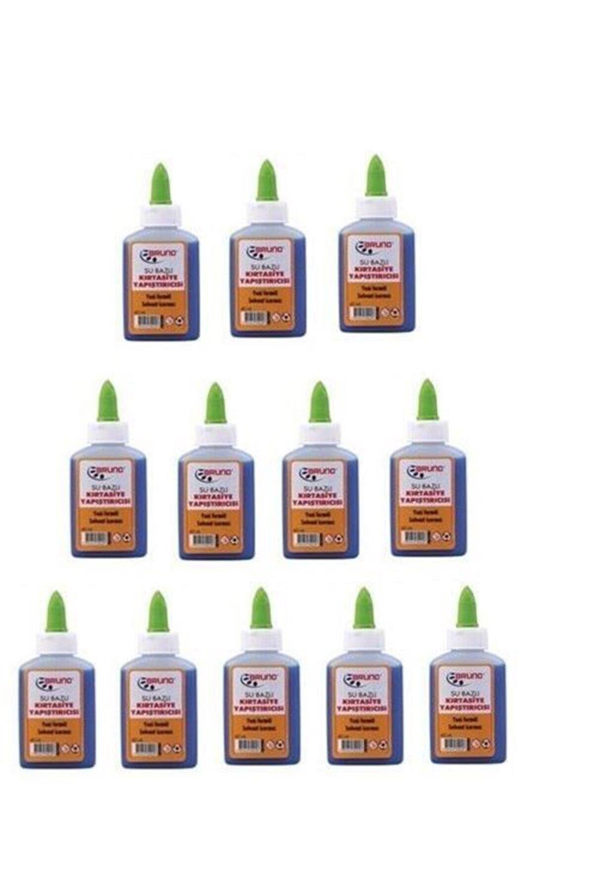 Bruno Sıvı Yapıştırıcı Su Bazlı 60 ML Mavi (12 Li Paket)