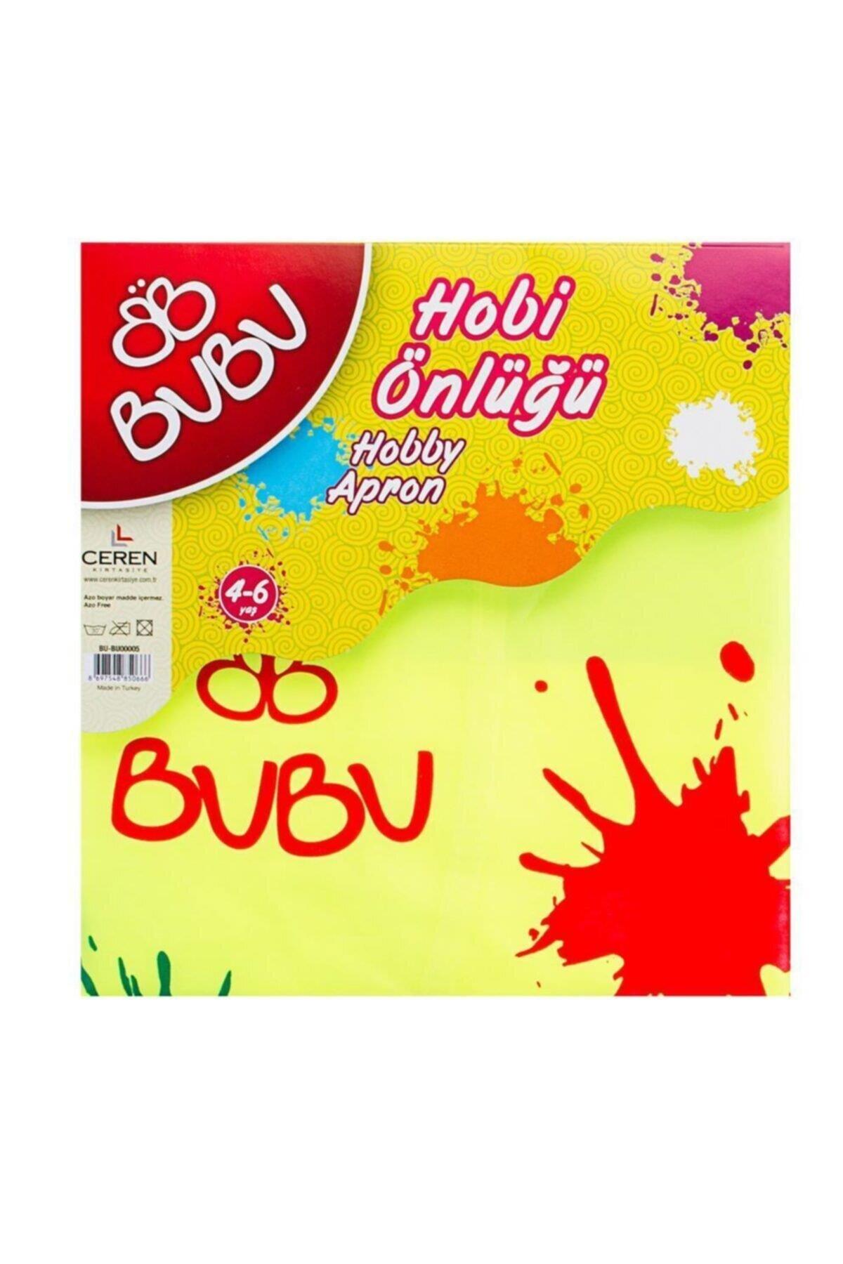 Bu-Bu Boyama Önlüğü 4-6 Yaş Su Geçirmez Boyama Önlüğü (Karışık Renk 1 Adet)