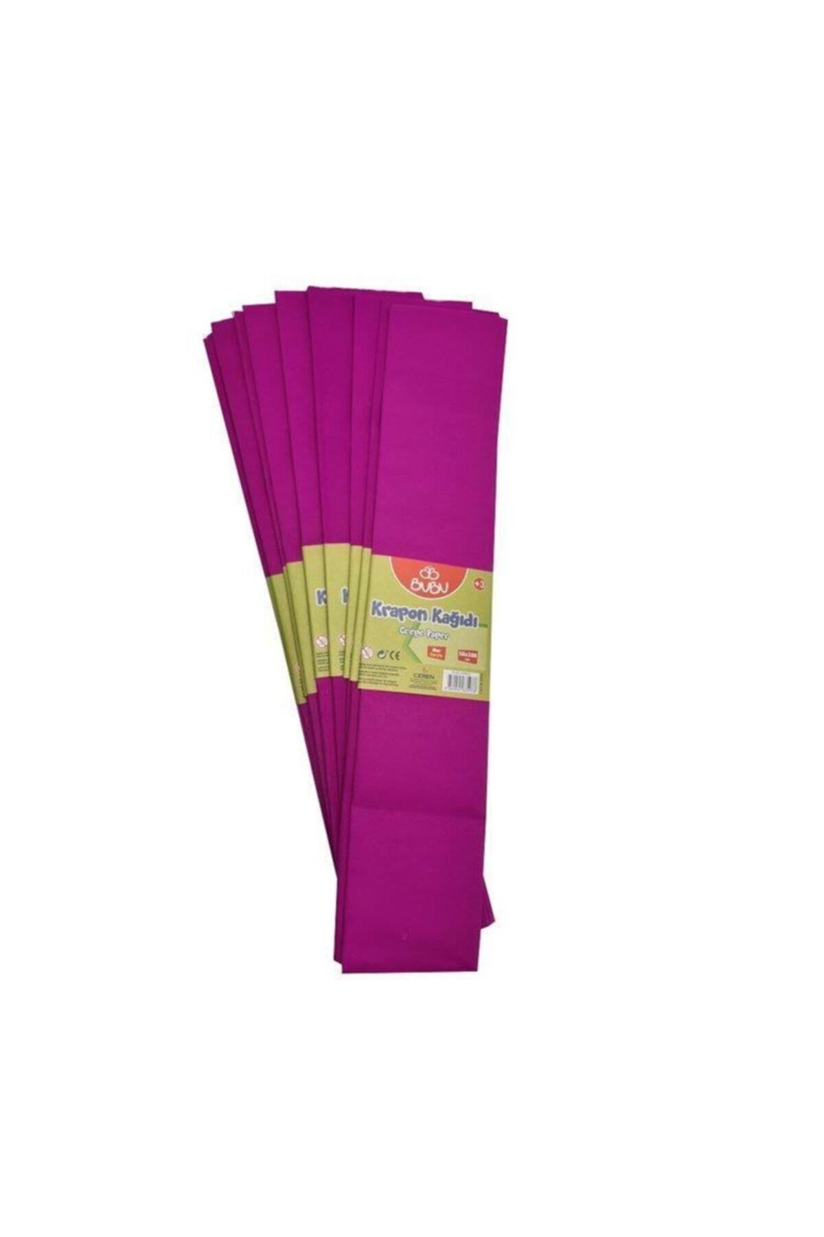 Bu-Bu Krapon Kağıdı Mor Krapon Kağıdı (10 Lu Paket)