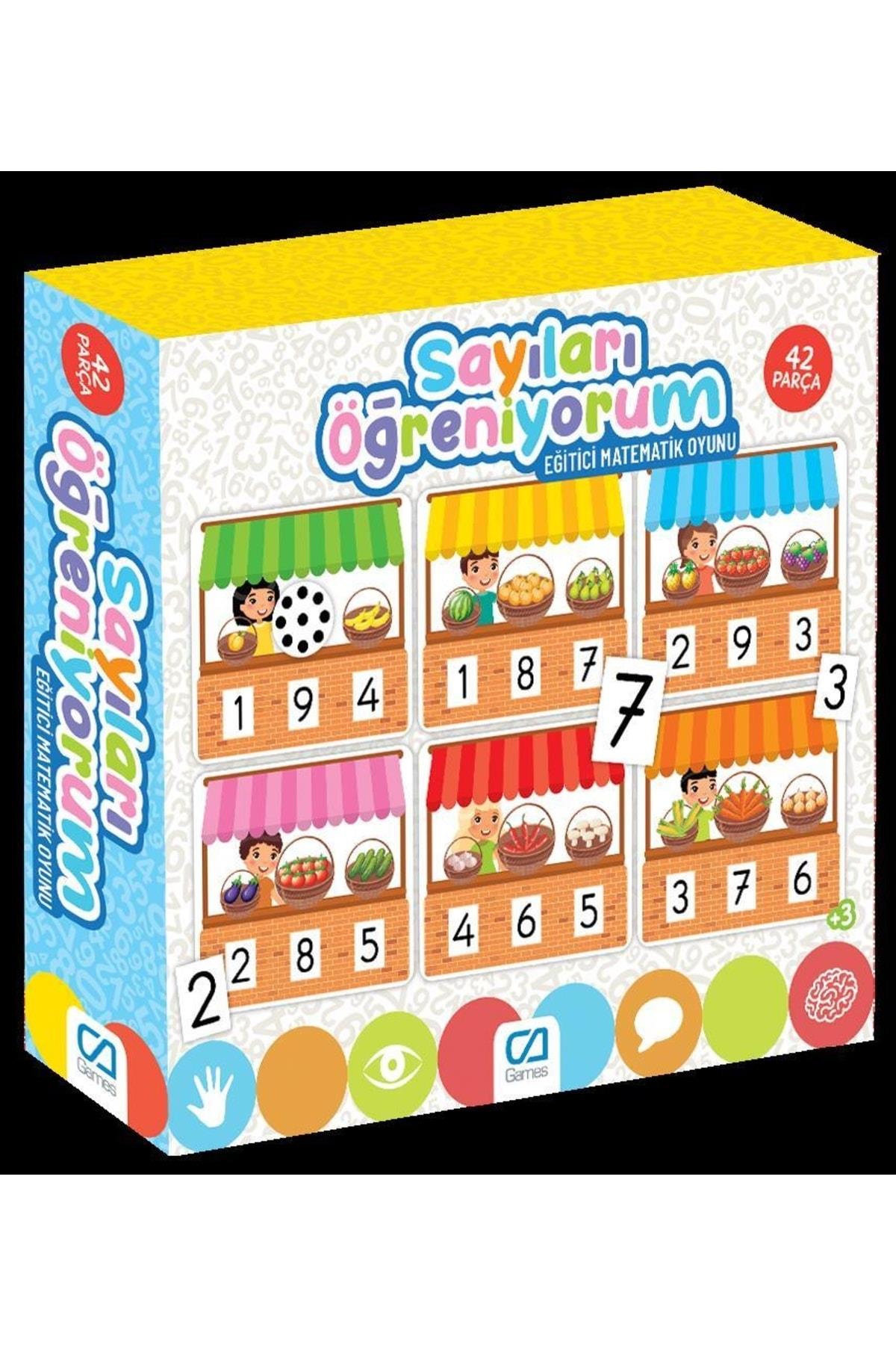 CA Games Eğitici Ve Öğretici Oyunlar Sayıları Öğreniyorum 42 Parça Matematik Oyunu