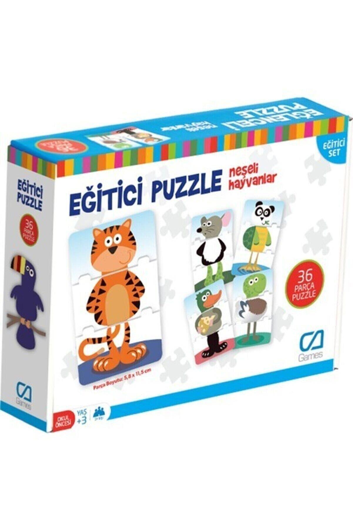 Ca Games Eğitici Puzzle Neşeli Hayvanlar 36 Parça
