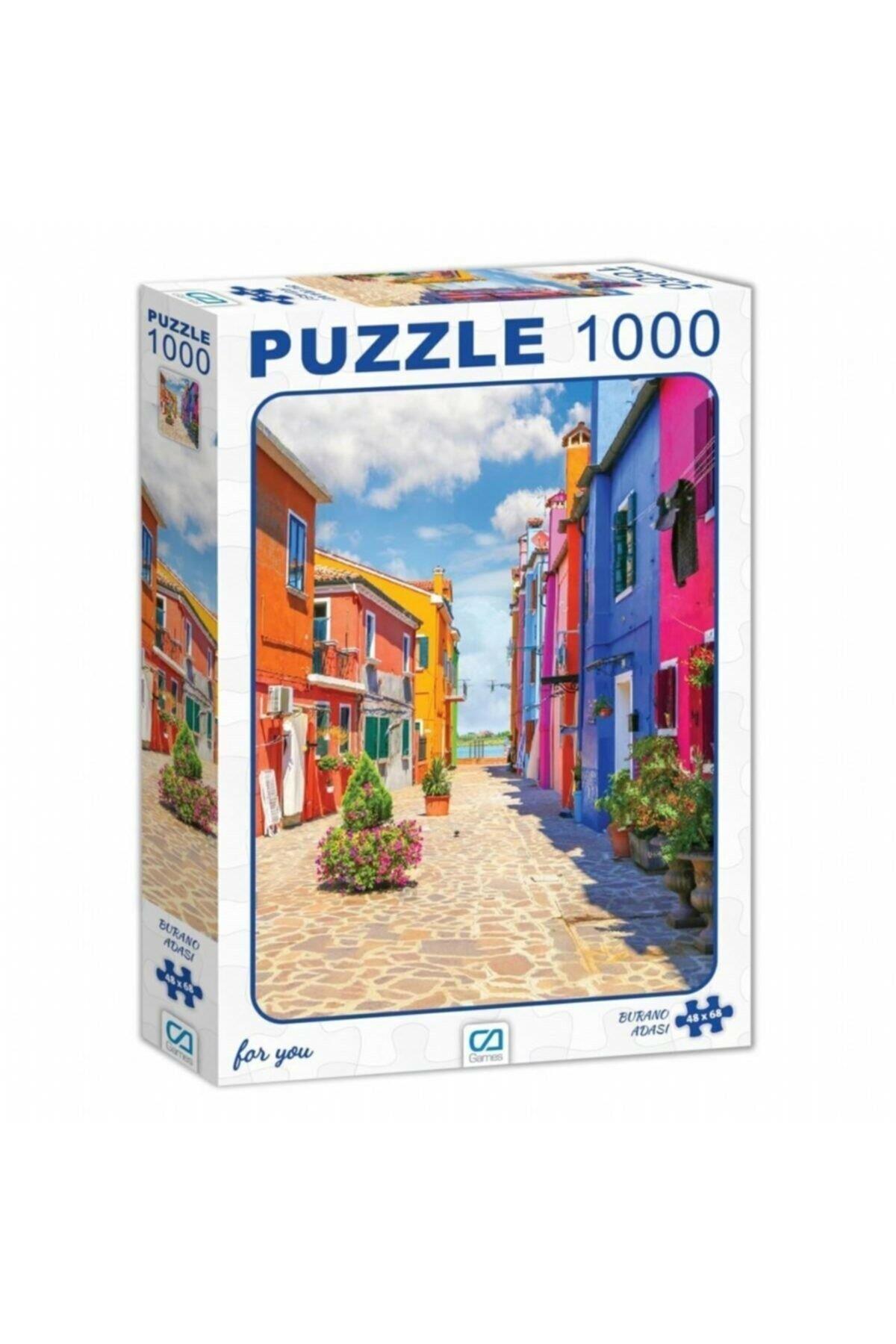 Ca Games Burano Adası 1000 Parça Puzzle