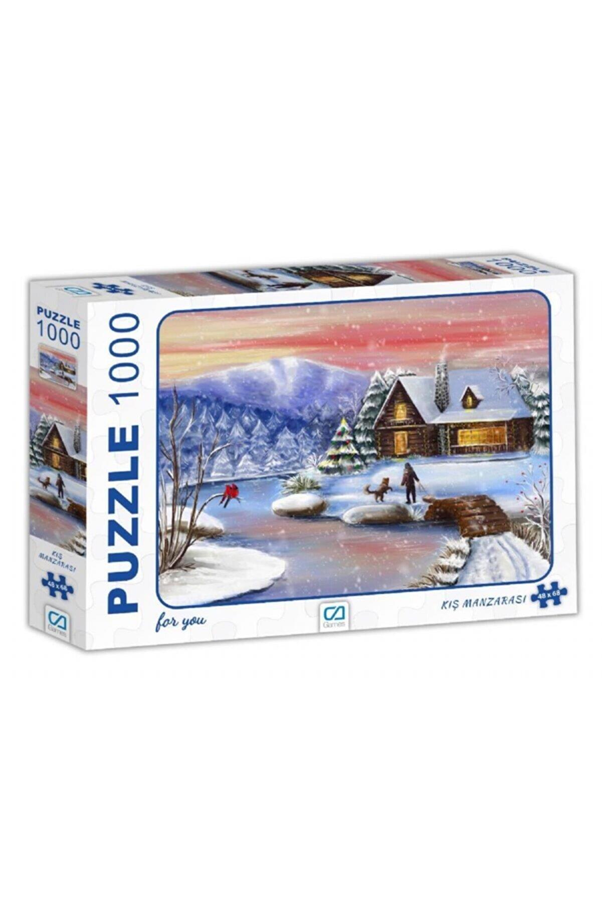 Ca Games Kış Manzarası 1000 Parça Puzzle