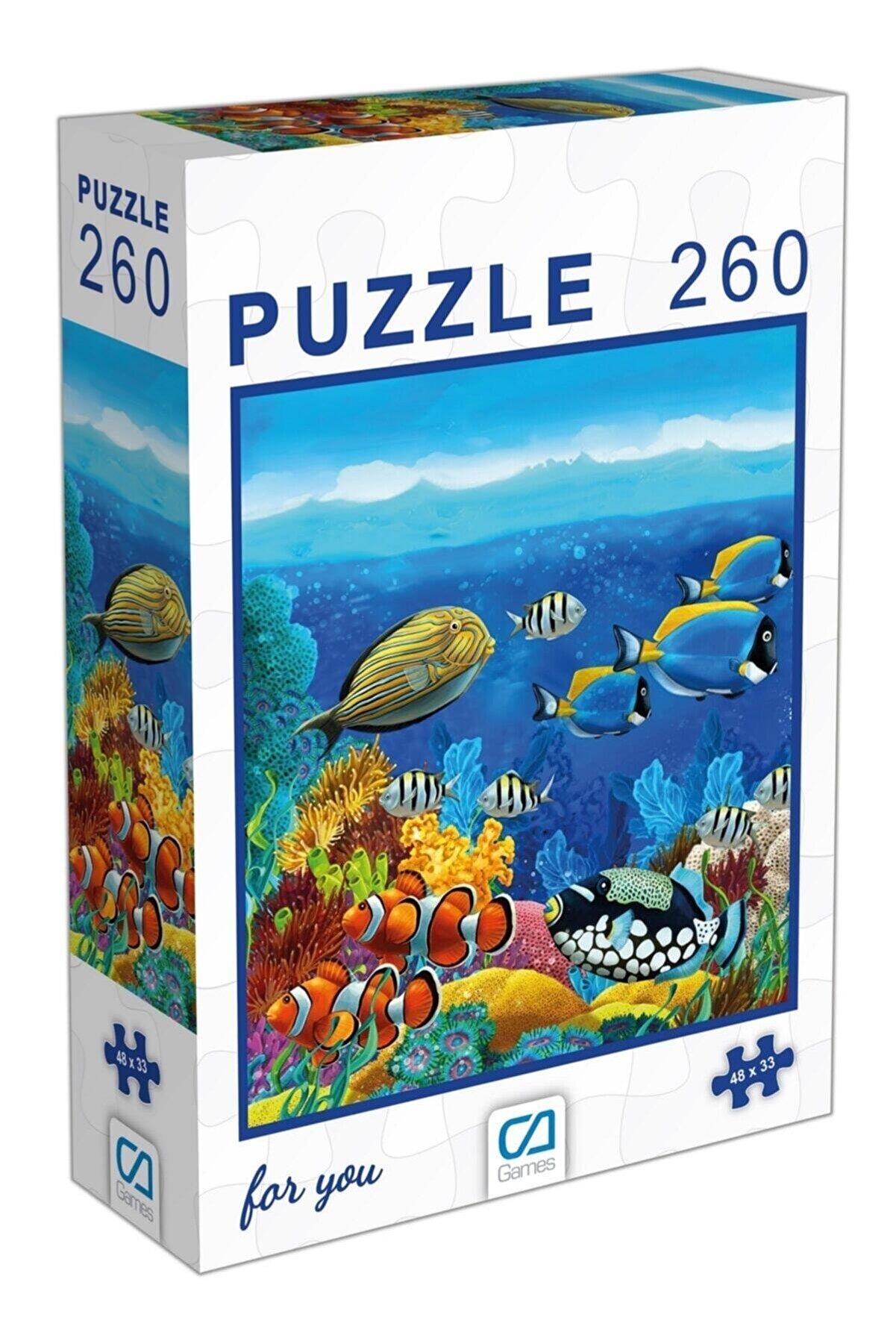 Ca Games Balıklar Puzzle 260 Parça 48 x 33 cm