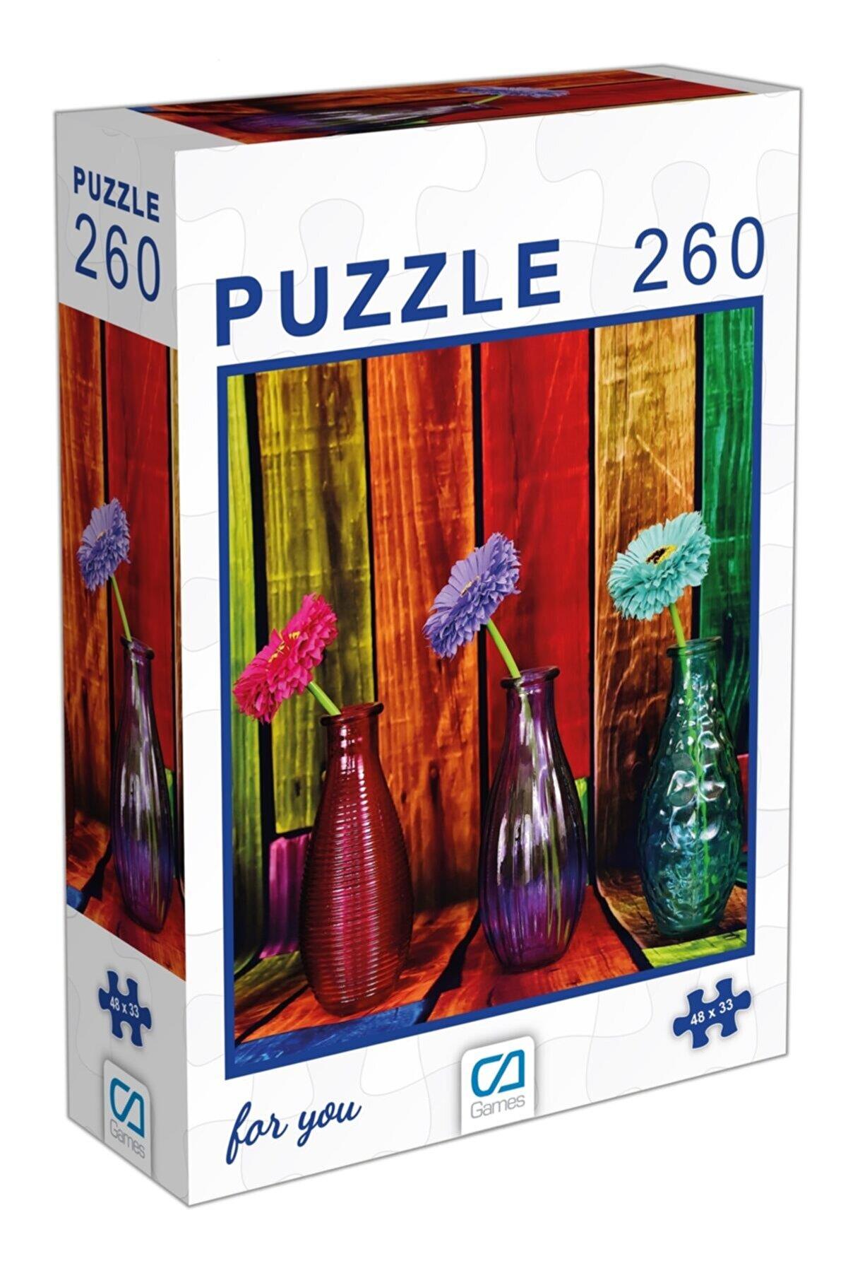 Ca Games Çiçekeler Puzzle 260 Parça 48 x 33 cm