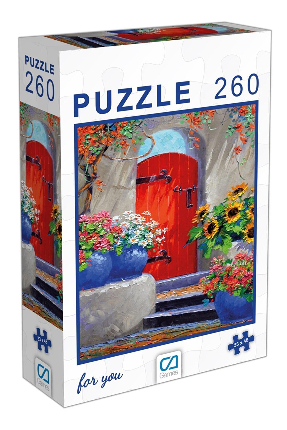 Ca Games Kırmızı Kapı Puzzle 260 Parça 48 x 33 cm