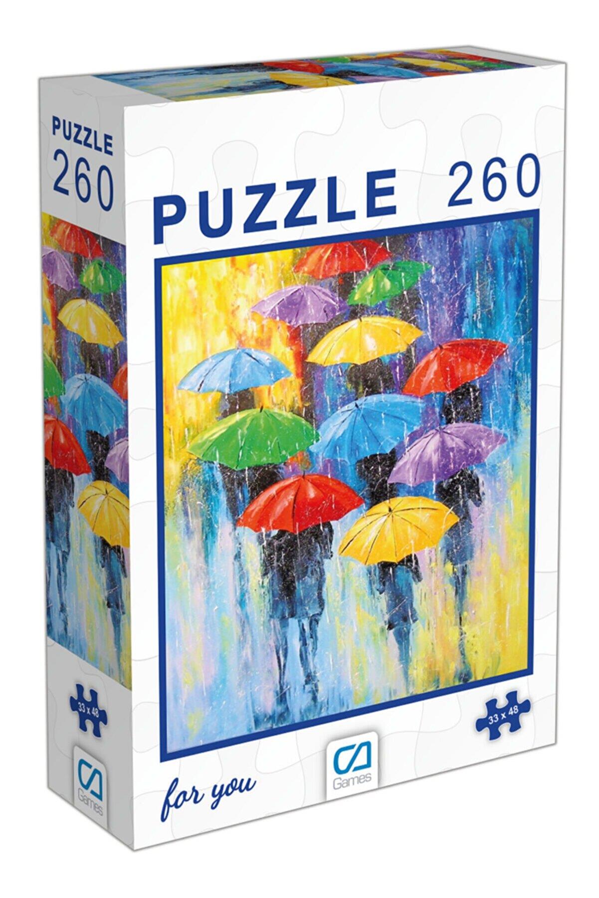 Ca Games Şemsiyeler Puzzle 260 Parça 48 x 33 cm