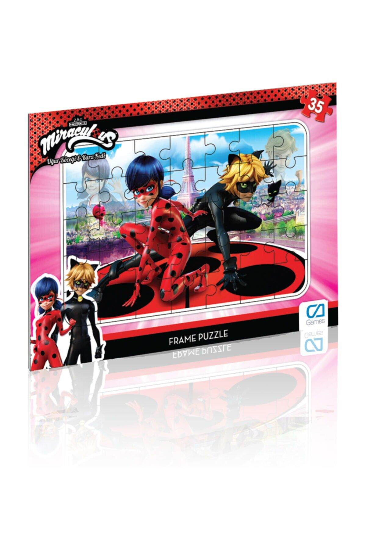 Ca Puzzle Miraculous 35 Parça Frame Puzzle (Karışık Model 1 Adet)