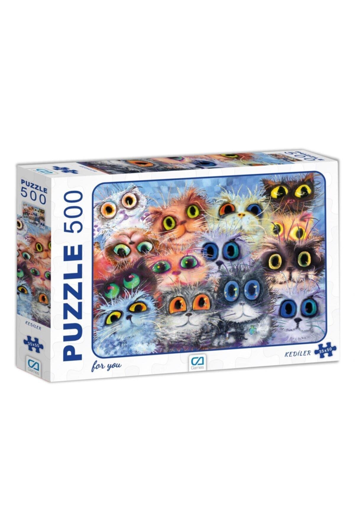 Ca Games Kediler 500 Parça Puzzle