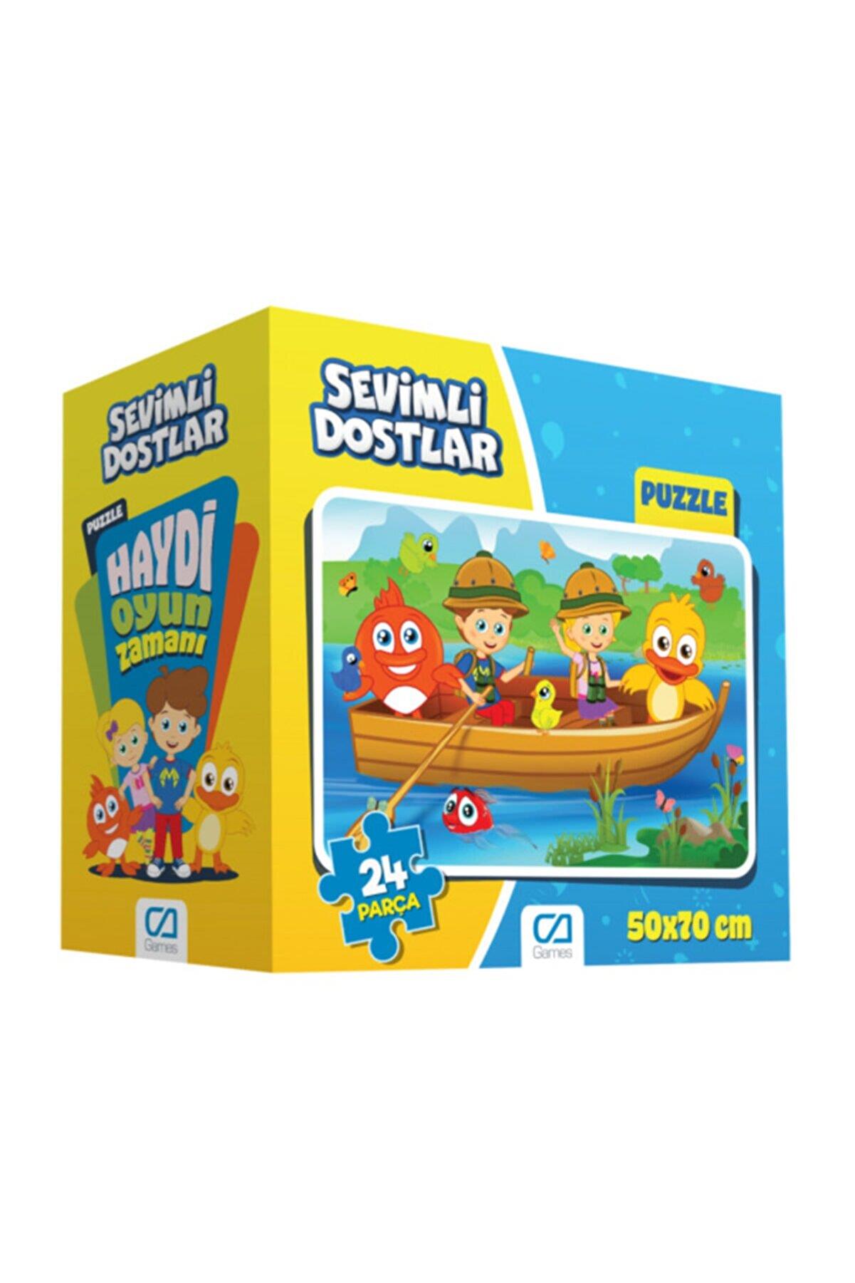 CA Games 24 Parça Yer Puzzle Sevimli Dostlar Puzzle 50 x 70cm