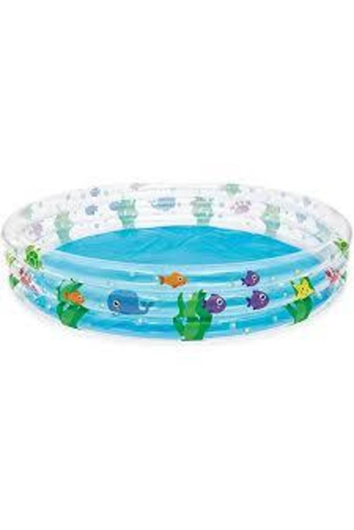 Can Toys 3 Boğumlu Desenli Havuz 1.83 Metre Çap × 33 cm Derinlik Havuz