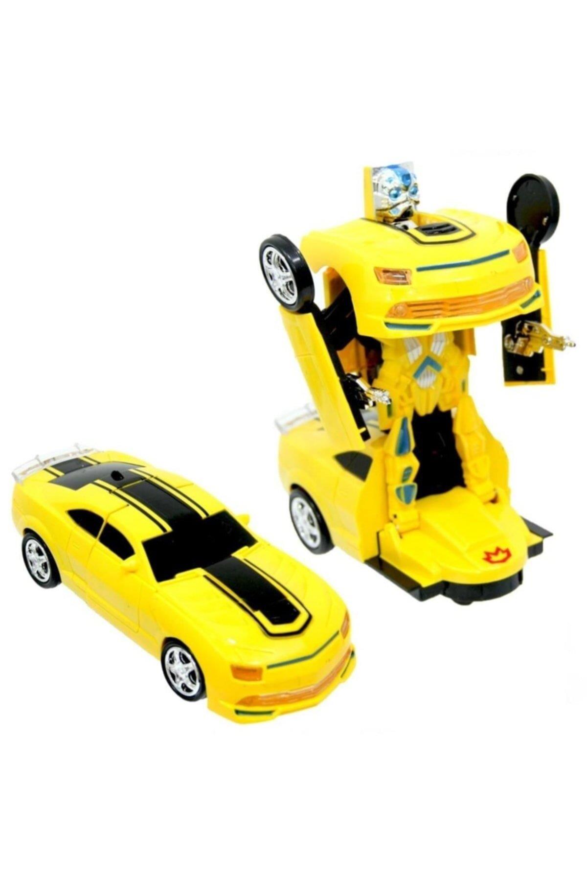 Can Toys Sports Car Pilli Sesli ve Işıklı Robota Dönüşen Araba