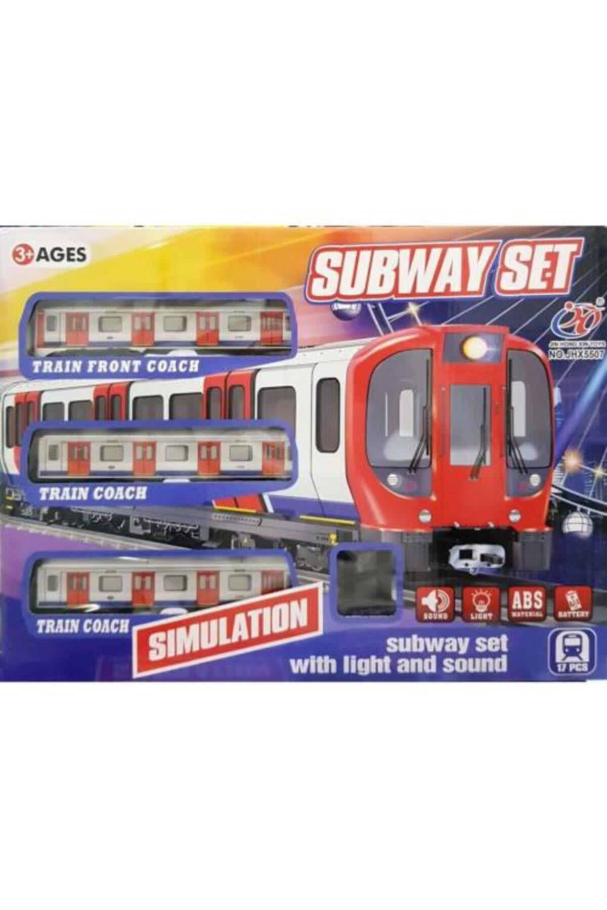 Canem Pilli Sesli Işıklı Metro Hızlı Tren Oyun Seti