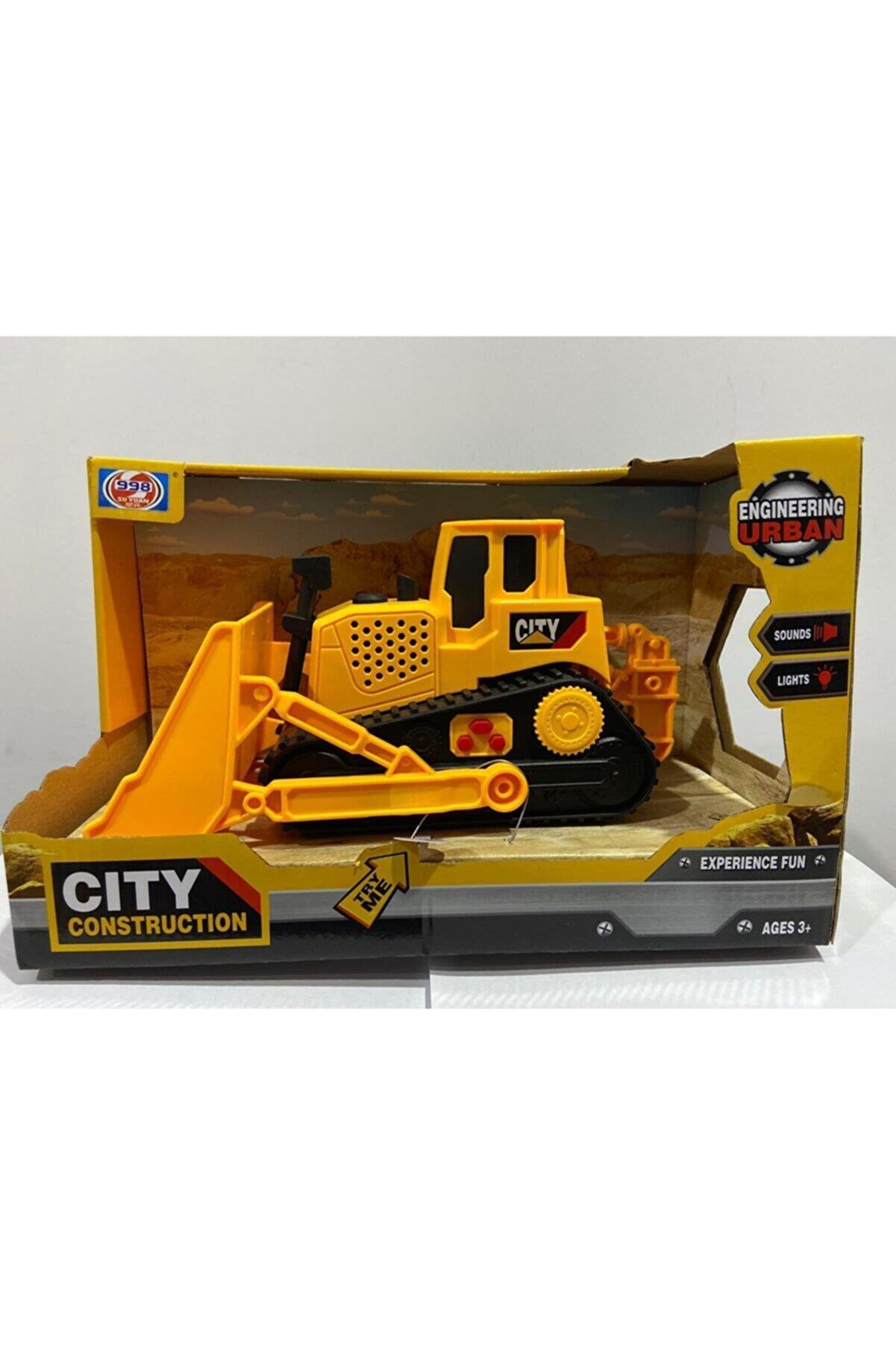 Canem City Construction Sürtmeli Sesli ve Işıklı Dozer