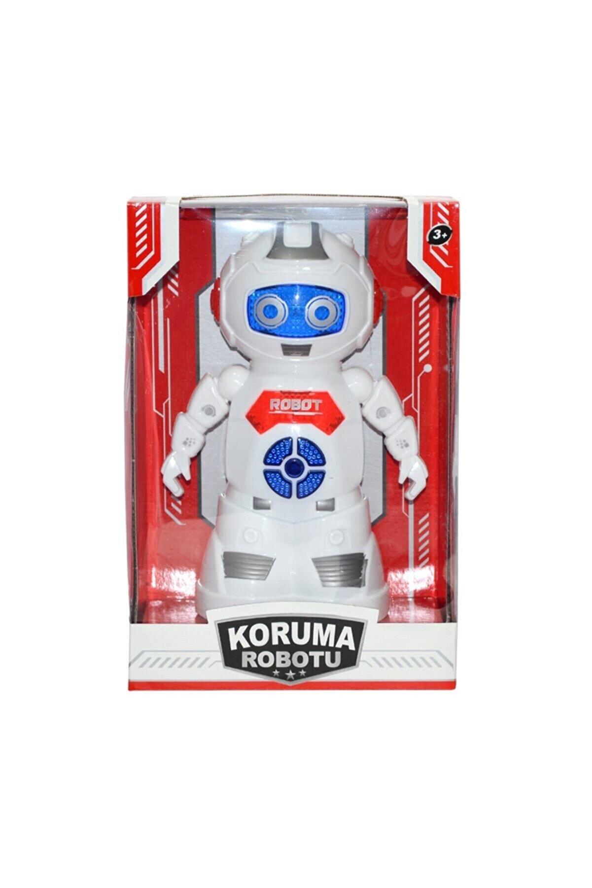 Can-Em Oyuncak Türkçe Konuşan Pilli Koruma Robotu Sesli Işıklı